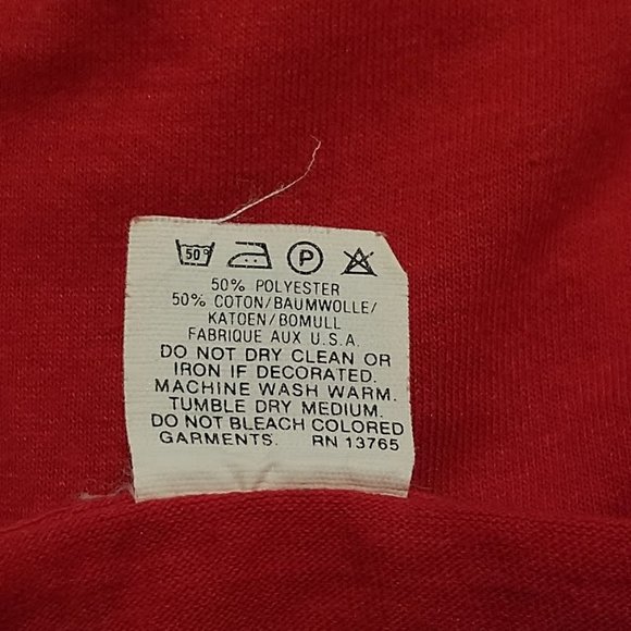 Nos Vintage Catawba Islander T Shirt S 80s Single Stitch Ohio Beach Surf Tee - Picture 6 of 6